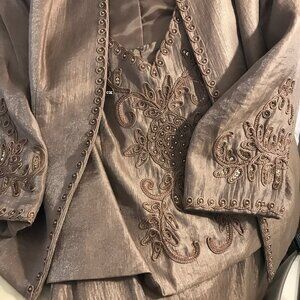 Women's Dressy Evening Gown with Jacket, size 14